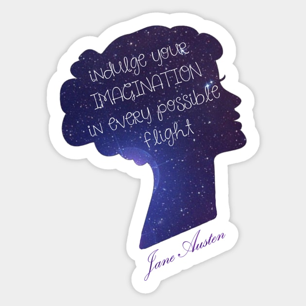 Indulge Your Imagination Sticker by Kayllisti